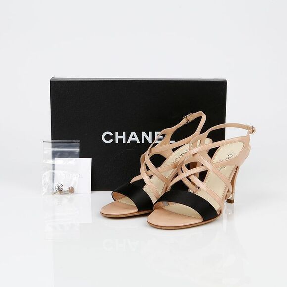 CHANEL Shoes - Strap Sandal Heel Size